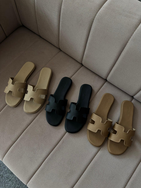 Summer H Shape Oran Slid On Flat
